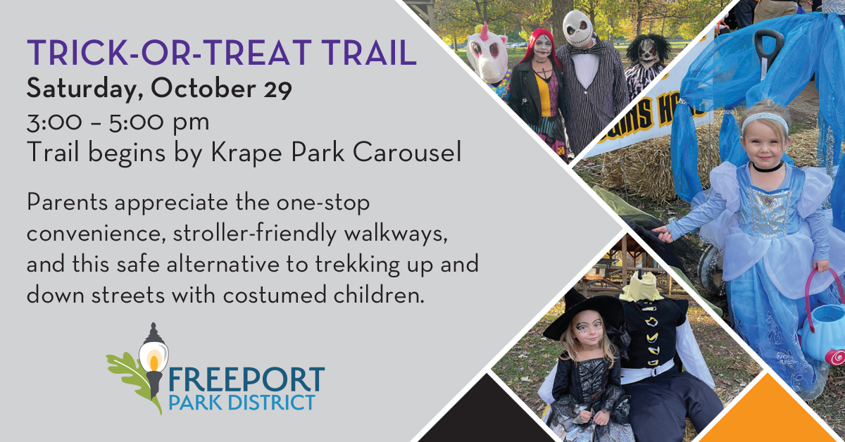 TrickOr Treat Trail Freeport Park District